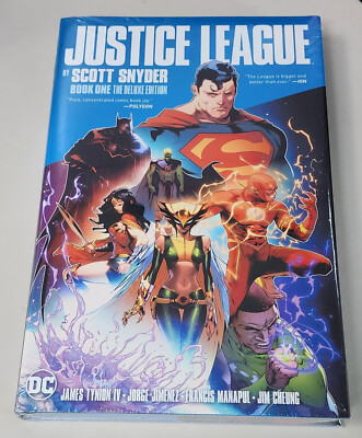 JUSTICE LEAGUE BY SCOTT SYNDER VOLUME 1  Deluxe Edition (DC 2019 HCDJ)