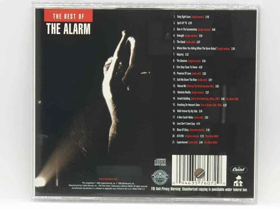 The Alarm : The Best Of CD Album - mike peters - Sixty Eight Guns - PROMO COPY  - Image 2 of 3