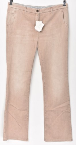 NWT Women's BRUNELLO CUCINELLI Khaki All Seasons Cotton Chino Pants 8 (EU 44)
