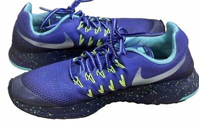 Girls Kids Youth Nike Zoom Pegasus 33 Shield 859624 500 Purple Sneaker Shoe 6.5