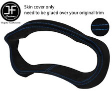 SCHWARZ NAHT SPEEDO TACHO UMGEBEN SUEDE ABDECKUNG F?R TOYOTA CELICA 99-06 STIL 2