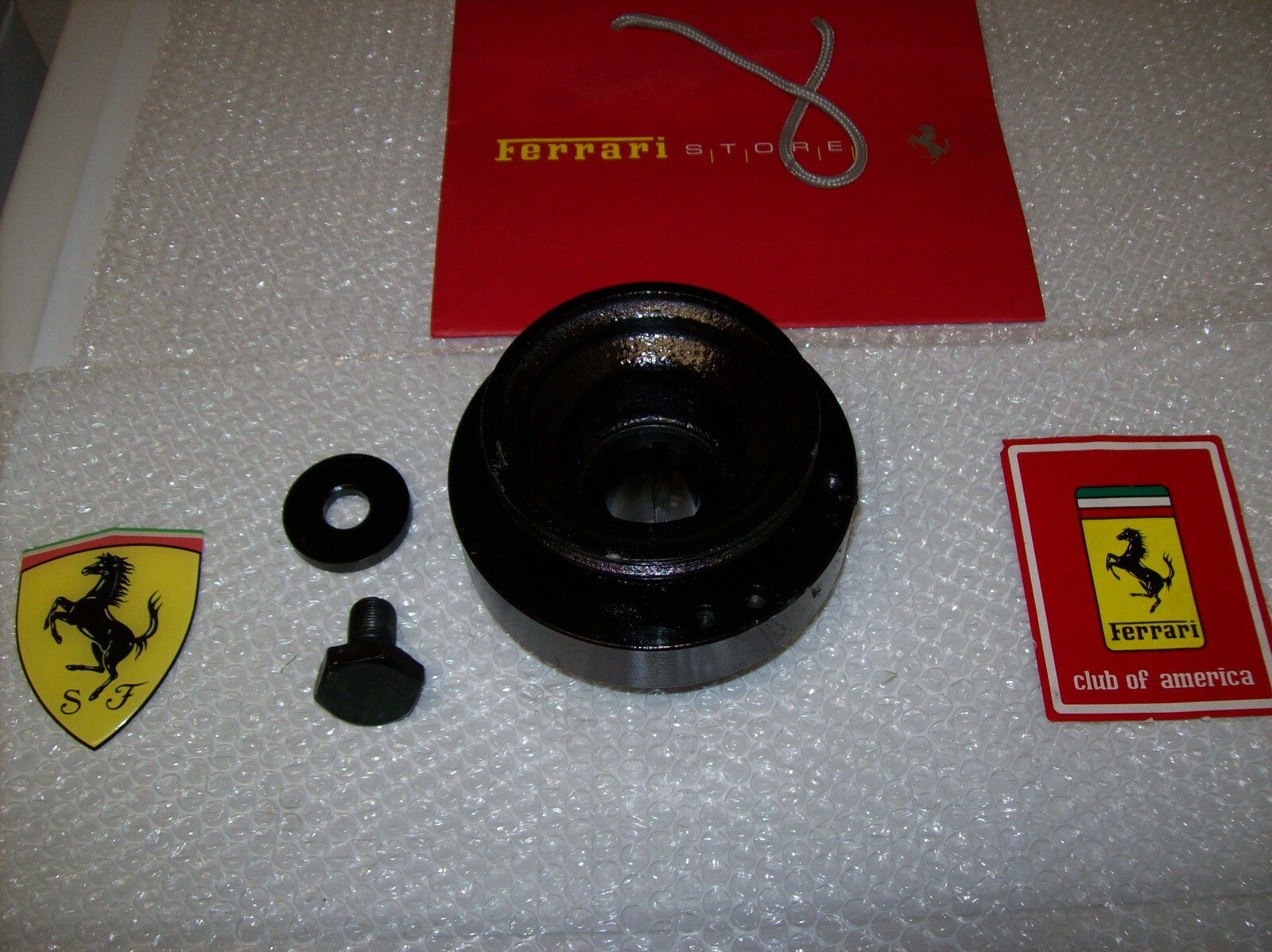 Ferrari crankshaft damper,harmonic balancer,pulley,#450 F332 80 ,308,QV,Mondial