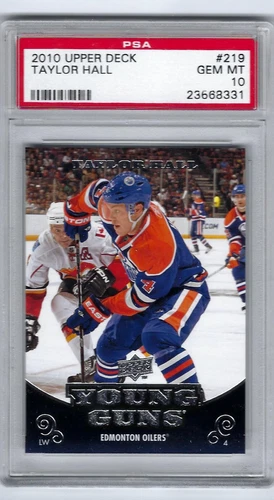 2010-11 UD YG's  RC Taylor Hall Rookie PSA 10