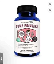 Legendairy Milk Pump Princess - Supports Breast Milk Production - 60 Caps 11/25+