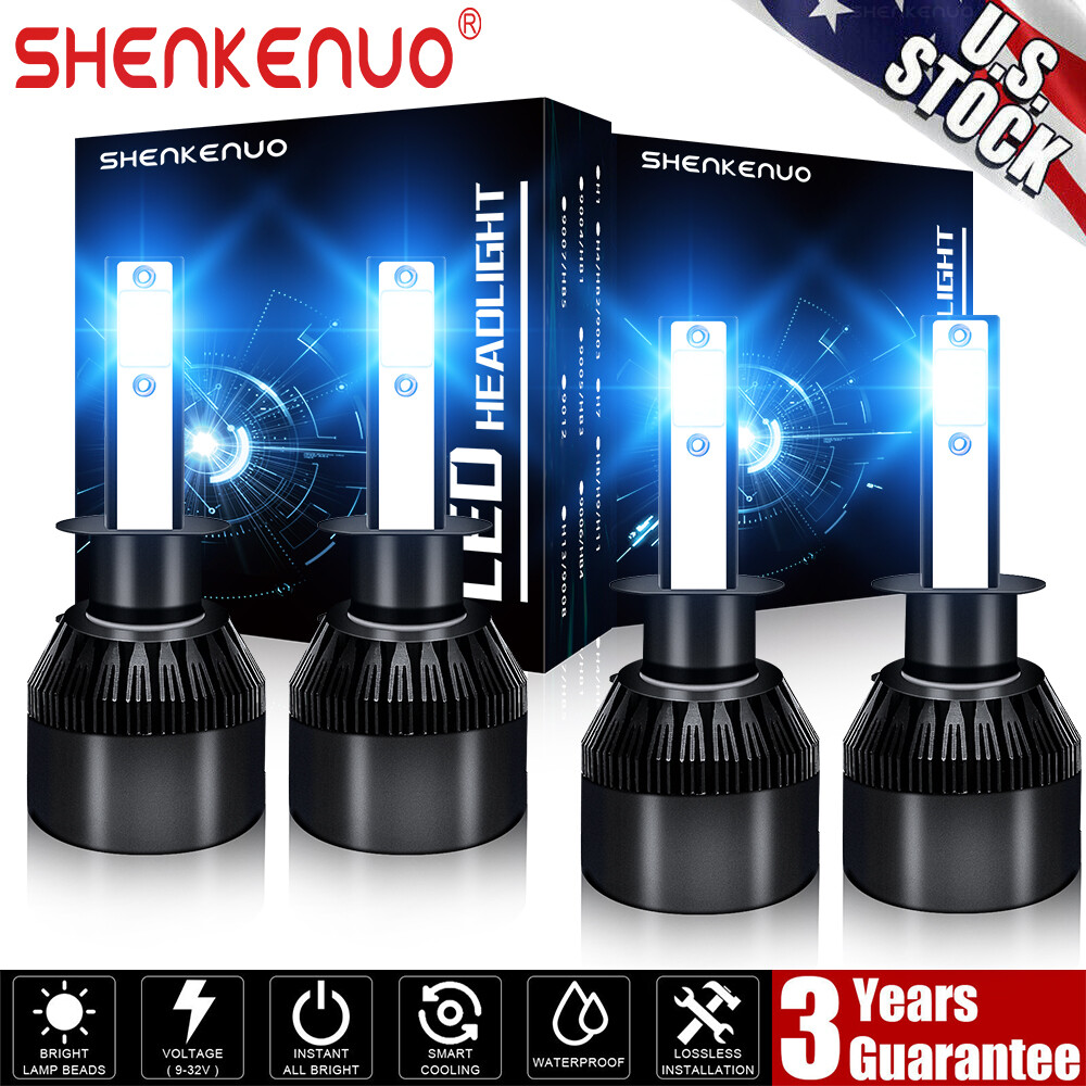 For Mazda 6 2003-2008 8000K Combo LED Headlight Bulbs High Low