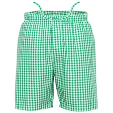 Ritzy Men's Sleep Short Pajama 100% Cotton Woven Plaid ComfortSoft - G&W Checks