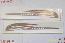 HONDA 1800 RIGHT & LEFT FUEL TANK DECAL STICKER 17531-MCH-K20ZB, 17532-MCH-K20ZB