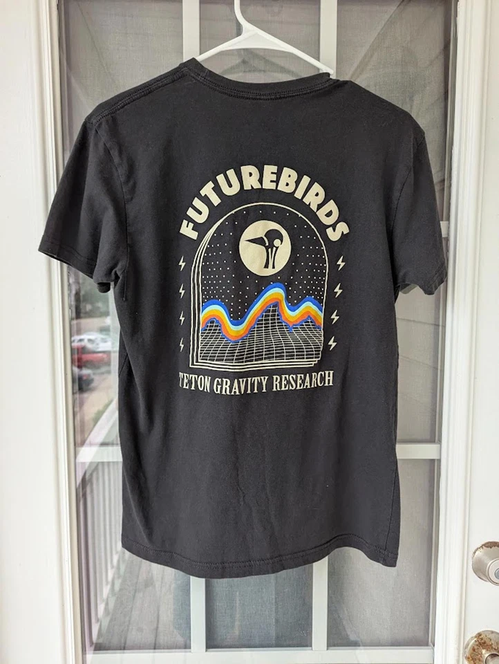 Camiseta gráfica Teton Gravity Research x Futurebirds S banda indie rock jam gorpcore Foto 4 de 4