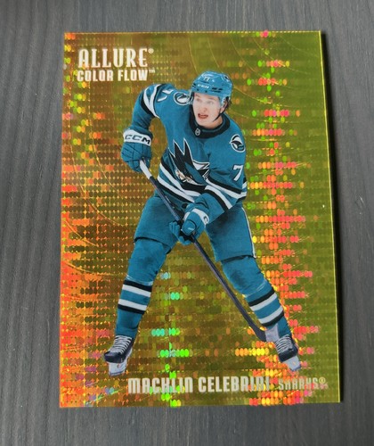 2025-26 Upper Deck Allure MACKLIN CELEBRINI Orange-Yellow Spectrum /299