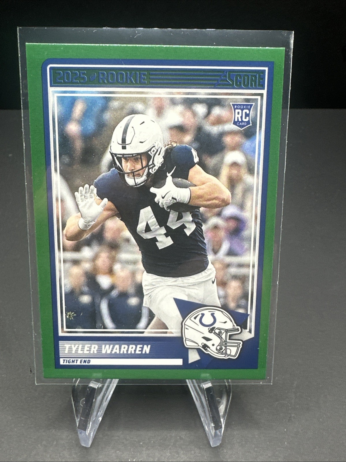 2025 Score - Rookies Tyler Warren #21 Green (RC)