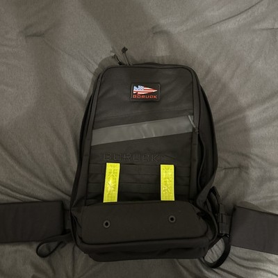 GORUCK Long Range Rucker Black 39L NWOT W/ Standard Hip Belt And Sternum Pouch