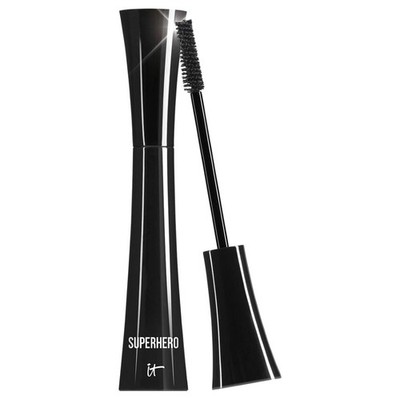 IT Cosmetics Superhero Mascara, Volumenverstärkende Wimperntusche mit Power-Bürs