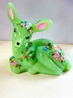MOSSER Fenton Hummingbirds Butterflies Flowers Glass  DEER  Jade  Rachelle  OOAK