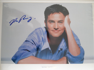 matthew perry signed photo