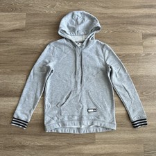 Adidas Pullover Hoodie Gray Youth Kids Small