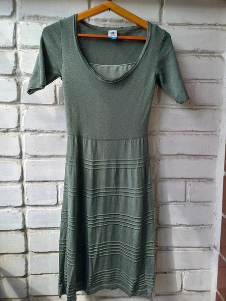 Women Missoni Dress Khaki Wool 36 / S
