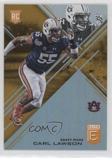 2017 Panini Elite Draft Picks Aspirations Orange Carl Lawson #123 19zq