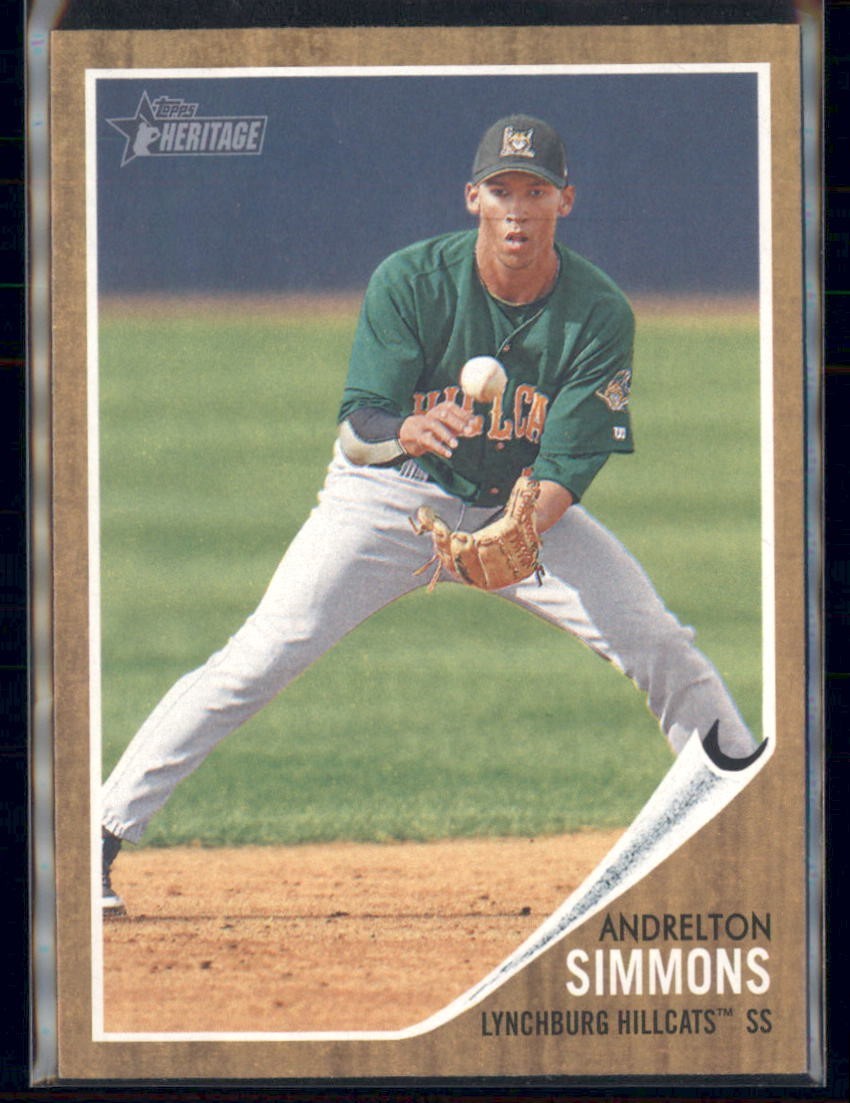 2011 Topps Heritage Minor League Edition - Andrelton Simmons #1 (RC)