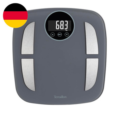 TERRAILLON - Power Fit Elektronische Personenwaage, Impedanzmesser, Analyse Von 