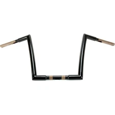 KST Kustoms High Gloss Black 1 1/4" SS Outlaw 12" Rise Handlebar - 3617050HG