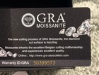 Round VVS Moissanite Engagement Ring 1.0ct 6.5mm GRA CERTIFIED Sz 7 — photo 6