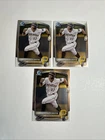 2025 Bowman Chrome Prospects Konnor Griffin #BCP-86 3 Card Lot