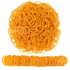 AMUU Rubber Bands MiNi 1200pcs Small Band Soft Elastic Yellow-1200Pcs