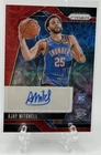 Ajay Mitchell 2024-25 Panini Prizm Choice Prizm Rookie RC Auto! OKC Thunder