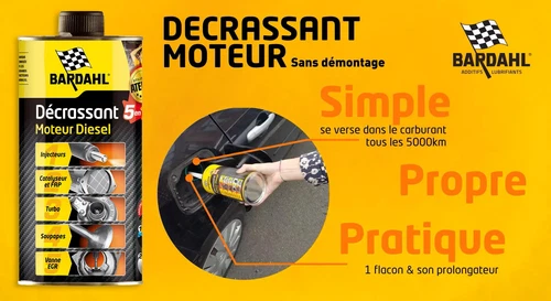Lot décrassant moteur diesel 5 en 1 BARDAHL 1L + 300ml offerts - Imagen 3 de 6