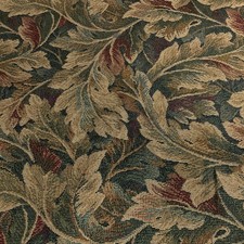 Burch Innsbruck Moss Green Leaf Design Upholstery Fabric