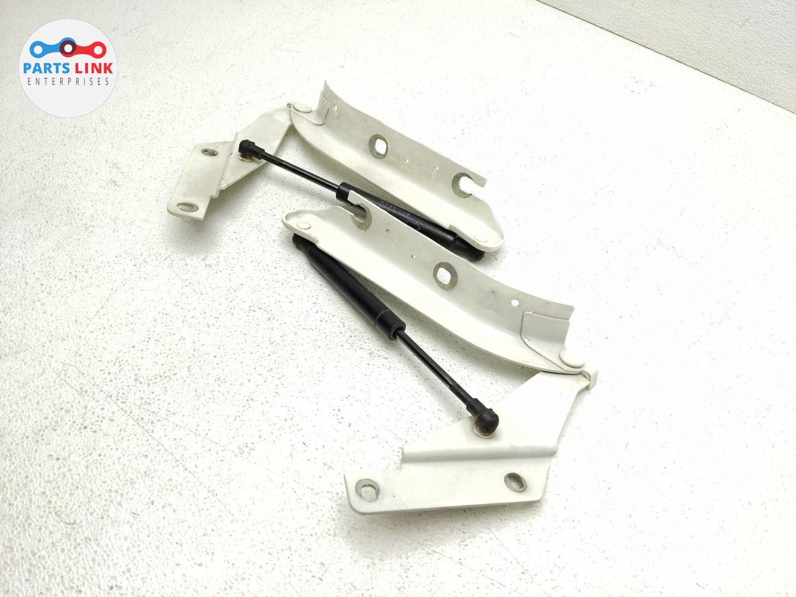 2008-14 FERRARI CALIFORNIA FRONT HOOD BONNET HINGE STRUT SHOCK SET WHITE F149