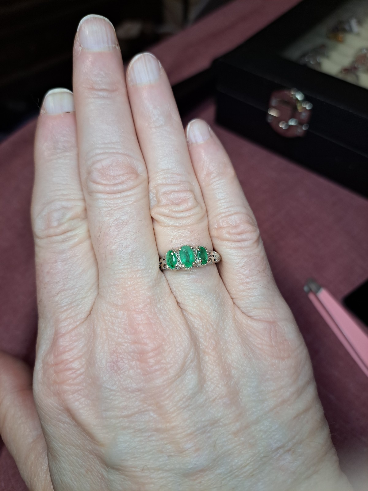 Emerald Ring 925 - image 6