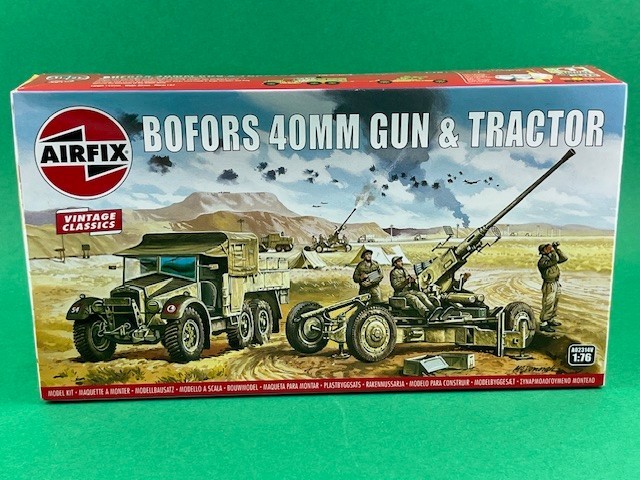 Airfix 1:76 Bofors 40mm Gun & Tractor (# A02314V ) - Sealed