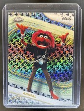 2025 Topps Chrome Disney Animal Mickey B&W Shimmer Refractor #/101