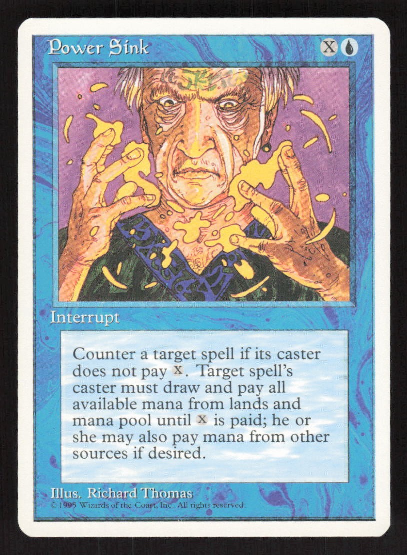 1995 Power Sink Fourth Edition MTG