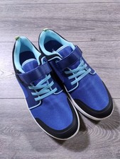Lands End Sneaker Shoes Boys Size 5 Blue Colorblock Active Kids Shoes