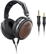 FiiO FT1 32  Large Dynamic Driver Wired Headphones with Solid Wood Cups - Black
