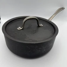 Vtg Calphalon Commercial Anodized Aluminum Saucepan 2.5 Qt 8782 1/2 Lid Pot Pan
