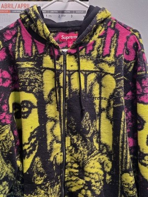 Supreme The Misfits Zip Up Hooded Sweater Multicolor XL Brand New