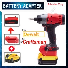 Battery Adapter For Dewalt 20V MAX Battery to fits Craftsman v20 20v Power Tools