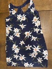 Old Navy Twist Back Sleeveless Summer Dress Floral Women’s Size Small Lined