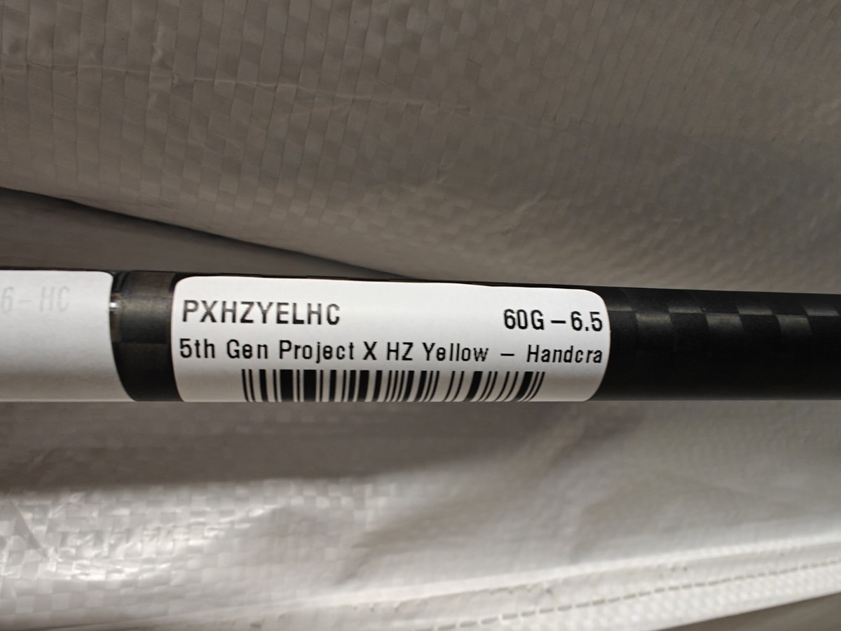 Manche De Driver Project X HZRDUS Yellow 6.5 70g - Tour Issue - Neuf - Fabriqué à San Diego