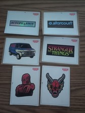 Stranger Things Stickers 1 Rare Holographic + 5 Non-Holo