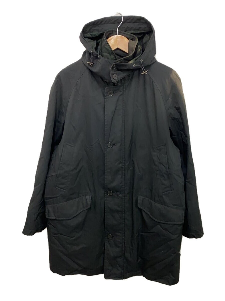 Burberry London Mens Black Cotton Coat Size M Bbn22-122-29 EG ZIA