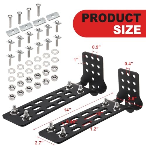 Extending Racking Brackets Extended Adjustable L-Shaped Roof Rack Brackets for Car Awnings | eBay