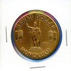 1974 Aloha from Hawaii Dollar $1 Honolulu #068 Uncirculated Brass Coin Token