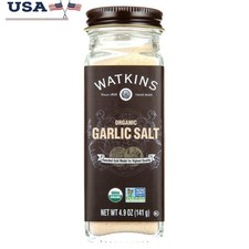 Organic Garlic Salt Gourmet Spice Non-GMO Gluten Free Kosher Certified 4.9oz New