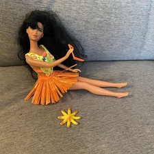 Hawaiian Fun Kira Doll Fully Dressed In Original Outfit. Damaged Sunglasses