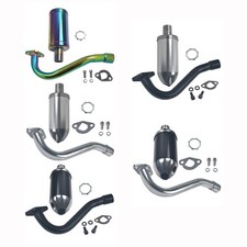 Exhaust Pipe with Muffler For Honda GX160 GX200 Predator 212cc 196cc Engine