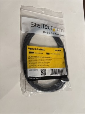 Startech - 2m Mini USB Cable - A to Up Angle Mini B - Product ID: USBAMB2MU